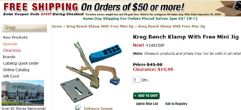 Kreg Bench Klamp With Free Mini Jig Free Shipping (19.99).jpg