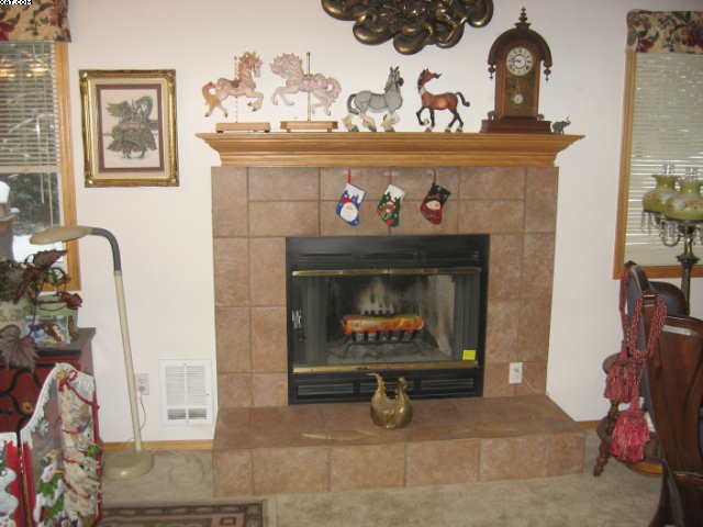 Old mantel