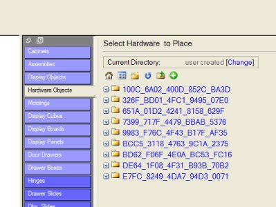 Hardware catalogue editor weird names for new categories