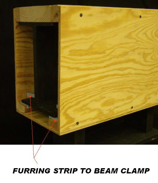Furring Strip to Beam Clamp