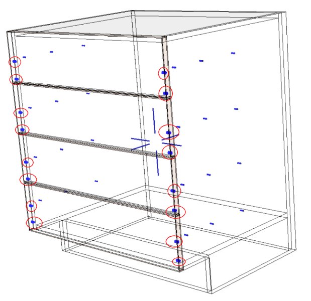 Wrong orientation of Front Fixing holes