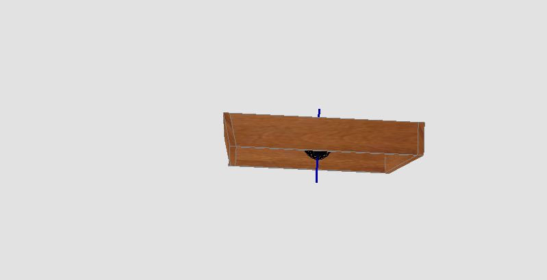 cabinet with almost 15 degree angles.