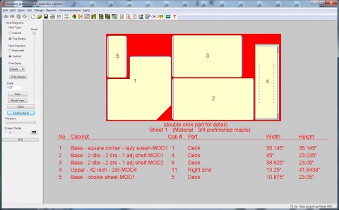 Nesting from Room Layout