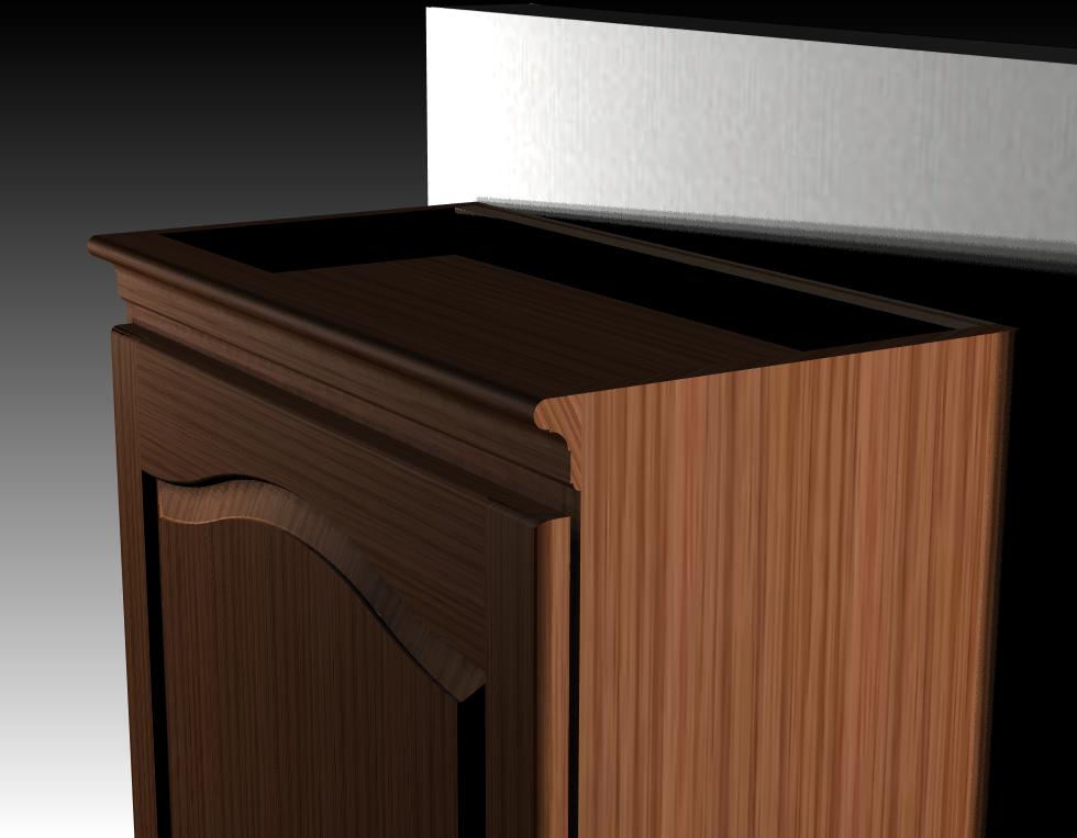 Cabinet and Molding.JPG