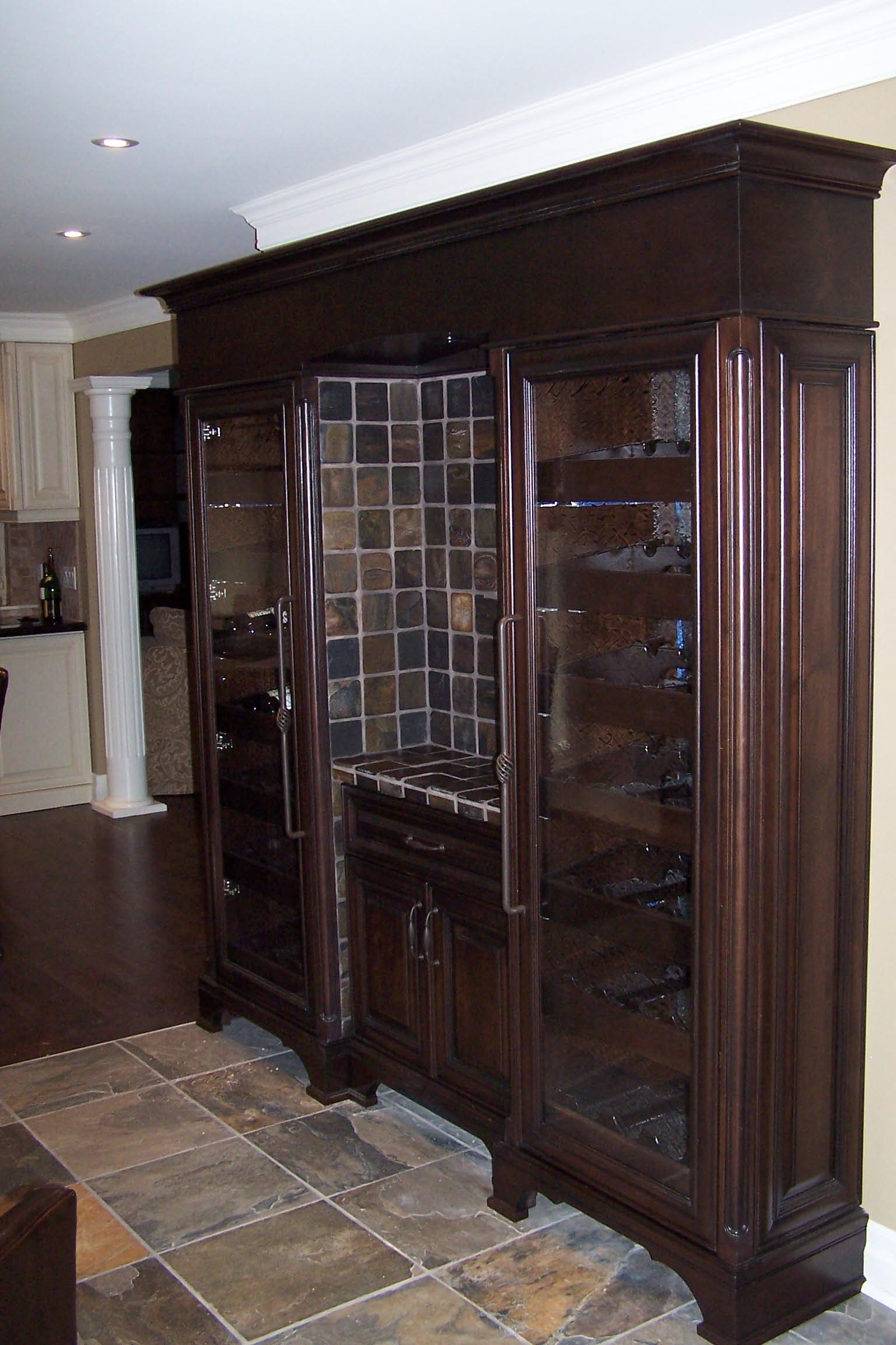 We did the Kitchen , an entertainment center and two vanities as well.