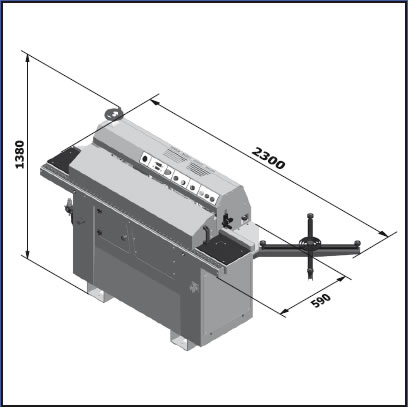 Fravol Bee Series Edgebander Dimensions
