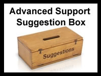 Advanced Support Suggestion Box