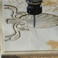 Thermwood is the leading manufacturer of automated production wood carving systems in the world offering eight spindle, single table and ten spindle, dual table systems capable of flat or three dimensional production carving.