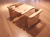 Students and their projects that were produced on Thermwood CNC Routers.