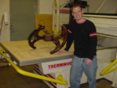 Students and their projects that were produced on Thermwood CNC Routers.