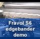 Fravol S6 edgebander demo