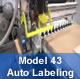 Model 43 with Auto Labeling Option for Nested Based Production