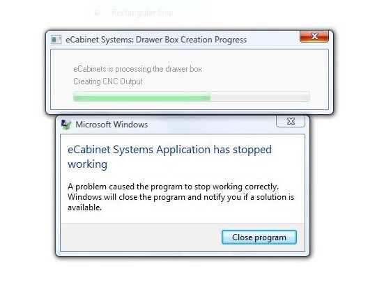 ecabinets error message.JPG