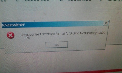 Unrecognized Database Format.jpg