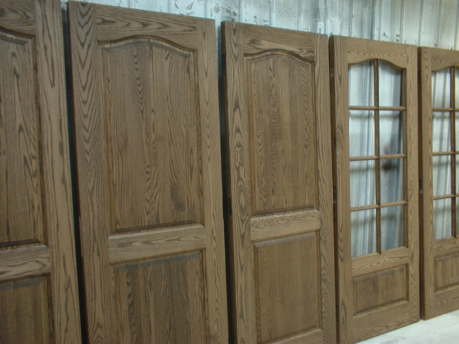 red oak doors