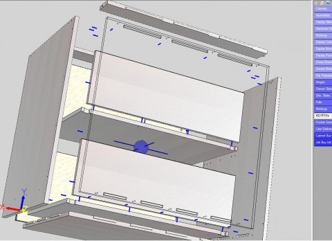 before changing drawers