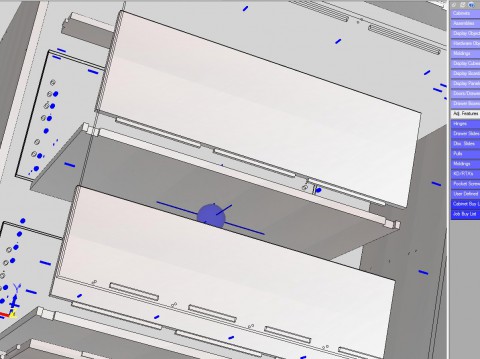 After changing drawer.Dado's no holes