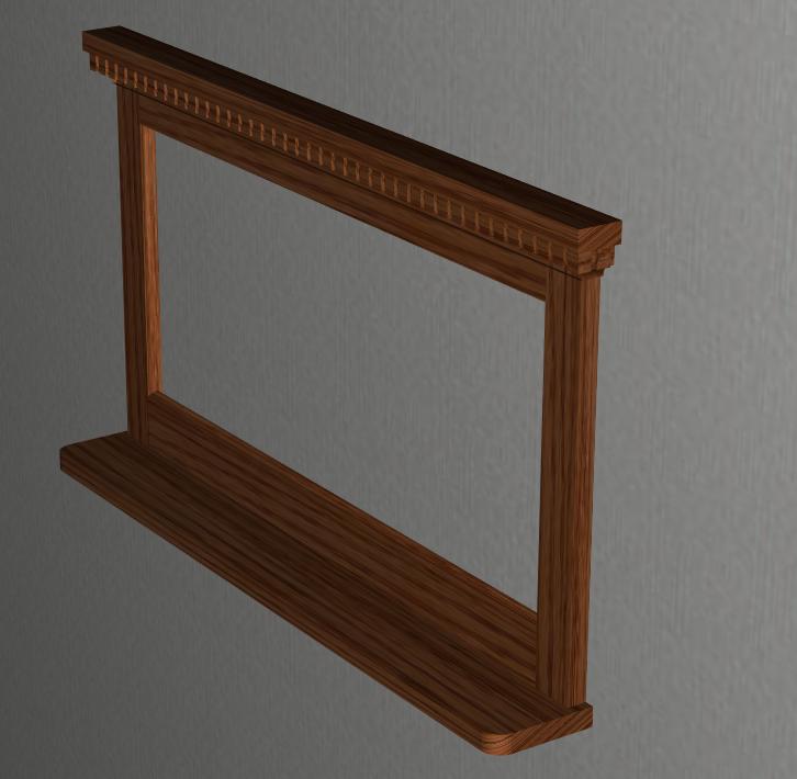 Antique Wall Mirror.JPG