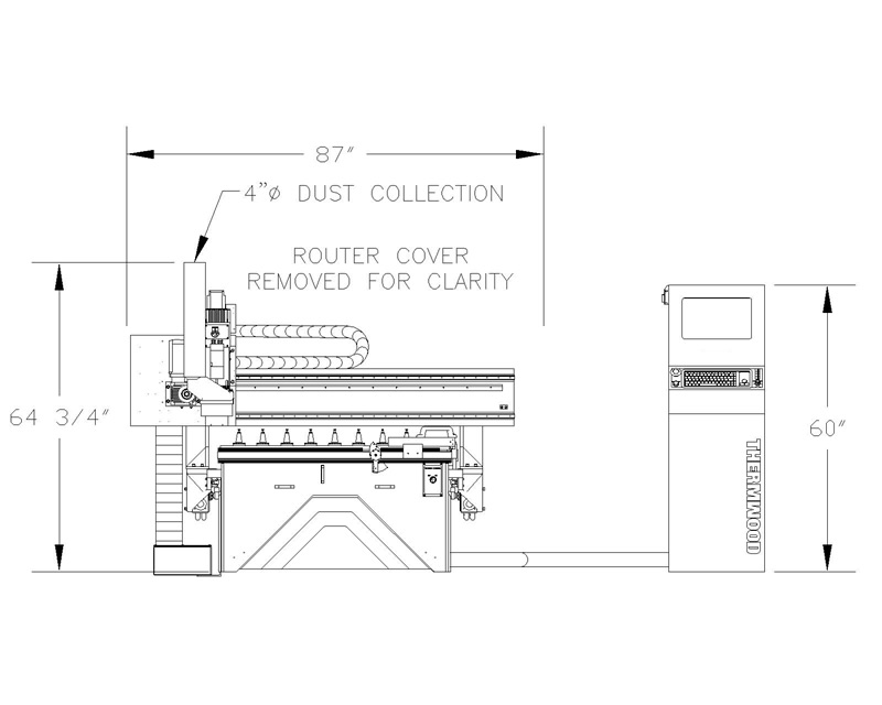 Cut Ready 43 4'x8' Front View Shown