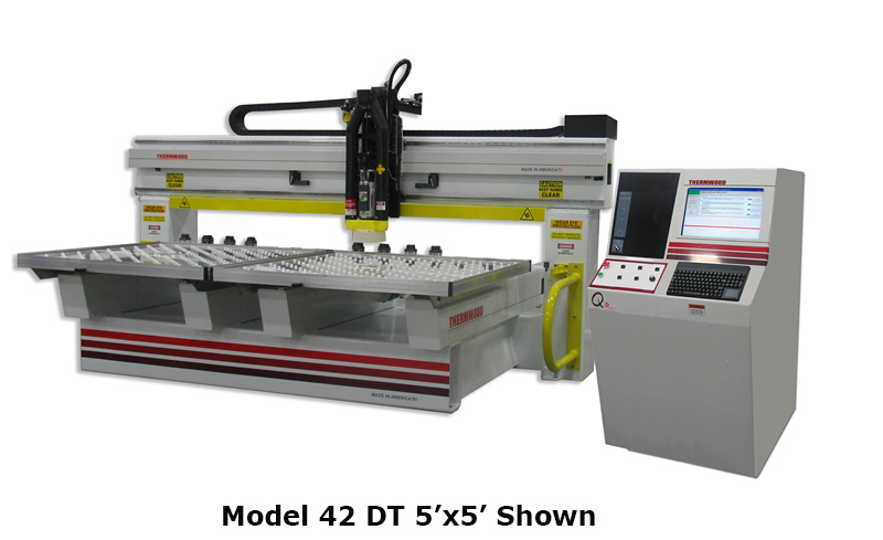 Model 42 Dual Table 5'x5' Shown