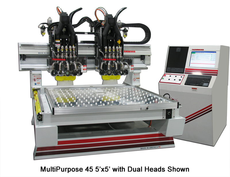 MultiPurpose 5'x'5' with Dual Heads Shown