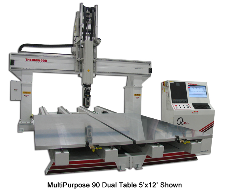 Thermwood Model 90 5 Axis Dual Table 5'x12' Shown