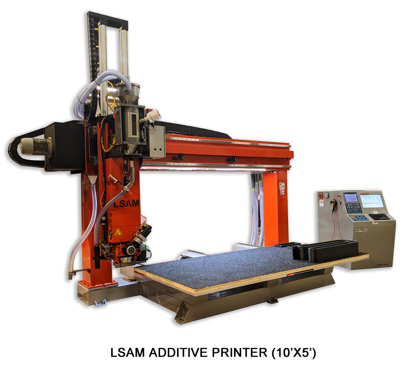 LSAM Additive Printer 10'x5' Shown