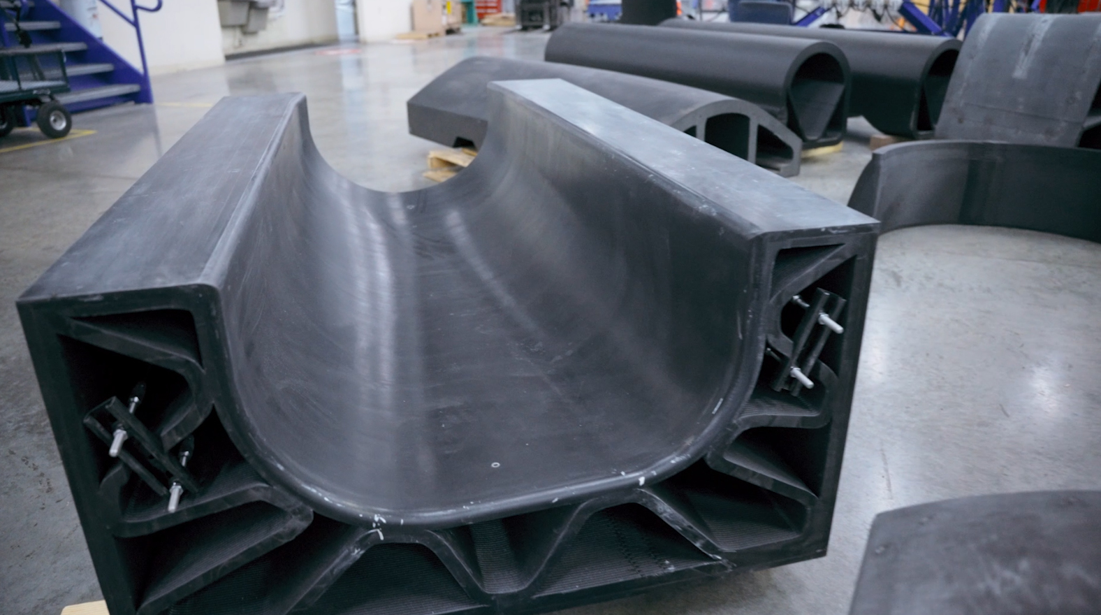 Large printed tools on the shop floor at D-J Engineering